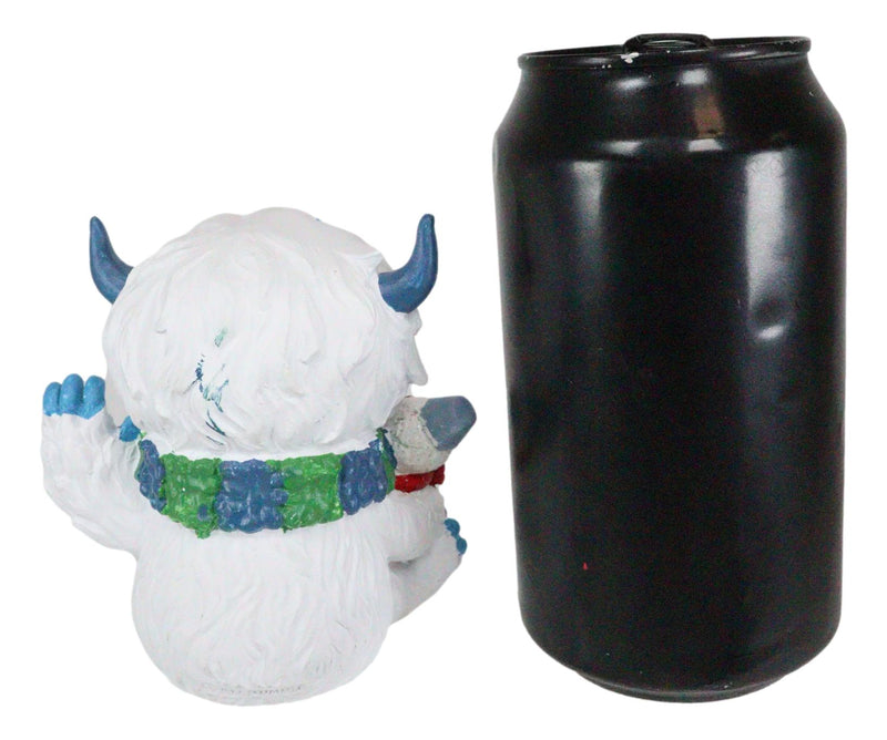 Larger Furry Bones Himalayan Ape Man Yeti Skeleton Collectible Figurine 4"H