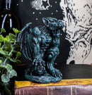 Gothic Winged Gorilla King Kong Prime Gargoyle Crouching Miniature Figurine