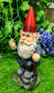 Ebros 9" You Dig? Shovel Gnome Garden Greeter Gnome Dwarf Flip The Bird Statue