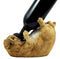 Ebros Apricot Fawn Pug Wine Holder 8.25" Long Canine Dog Wine Bottle Holder