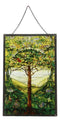 Ebros Louis Tiffany Northrop Memorial Window Collection Tree of Life Stained Glass Art