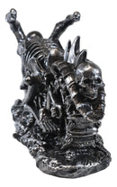Ebros Hell Ghost Rider Skull Chopper Motorbike Wine Holder Figurine 15.25" L