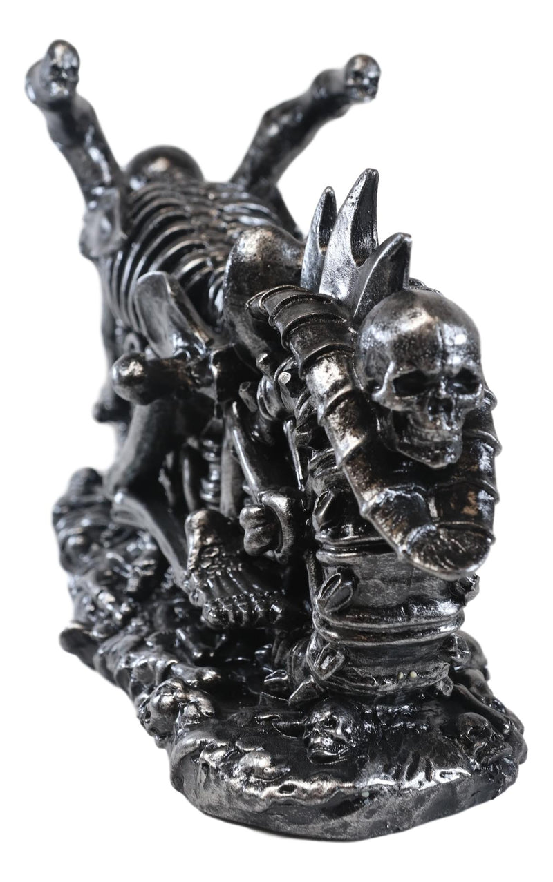 Ebros Hell Ghost Rider Skull Chopper Motorbike Wine Holder Figurine 15.25" L