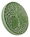 Wicca Sacred Symbols Celtic Tree of Life Yggdrasil Ceramic Round Disc Burner