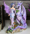 Amy Brown Romantic Twilight Dragon Courting Fairy Figurine Dragons Are Romantic