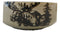 Large Rustic Emperor Elk Moose Deer Vegetable Presentation Serving Bowl 98Oz