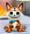 Ebros Furry Bones Fen Fen The Fox Skeleton Statue Furrybones Vulpes With Chicken Doll