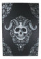 Necromancy Gothic Baphomet Demon Skull Blank Page Hardcover Journal Book