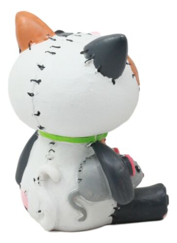 Ebros Furrybones Stitched Doll Calico Cat Skeleton Figurine 3"H Cat Mao Mao