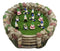 Fairy Garden Village Stone Walls Planter With Steps Display & 12 Yoga Gnomes Set