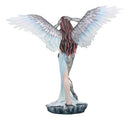 Steampunk Cyborg Angel Skylar Statue 19"Tall Victorian Sci Fi Venus Making Up