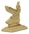 Ebros Ancient Egyptian Hieroglyphic Kneeling Winged Goddess Maat Mini Figurine 3.25"H