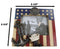 American Flag Navy Sailor Medal With Anchor Hat And Boot 5"X7" Picture Frame