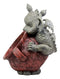 Pair Of Naughty Climbing Dragon Baby Planter Pot Home Patio Garden Statue 13"H