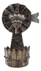 Rustic Western Agricultural Windmill Wall Beer Bottle Opener With Cap Catcher