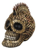 Steampunk World War Ammo Rifle Bullet Shell Casings Morphing Gold Colored Skull