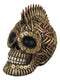 Steampunk World War Ammo Rifle Bullet Shell Casings Morphing Gold Colored Skull