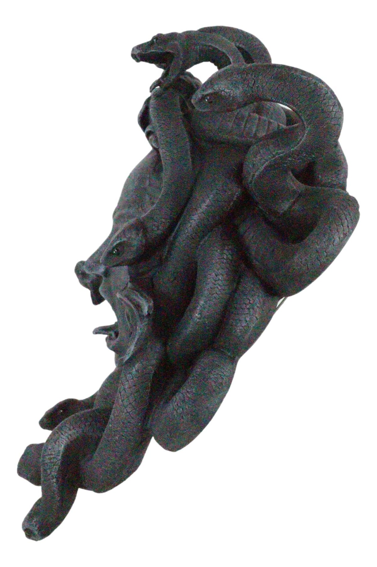 Ebros Greek Mythology Gorgon Goddess Medusa Head with Hair of Snakes Wall Decor - Ebros Gift