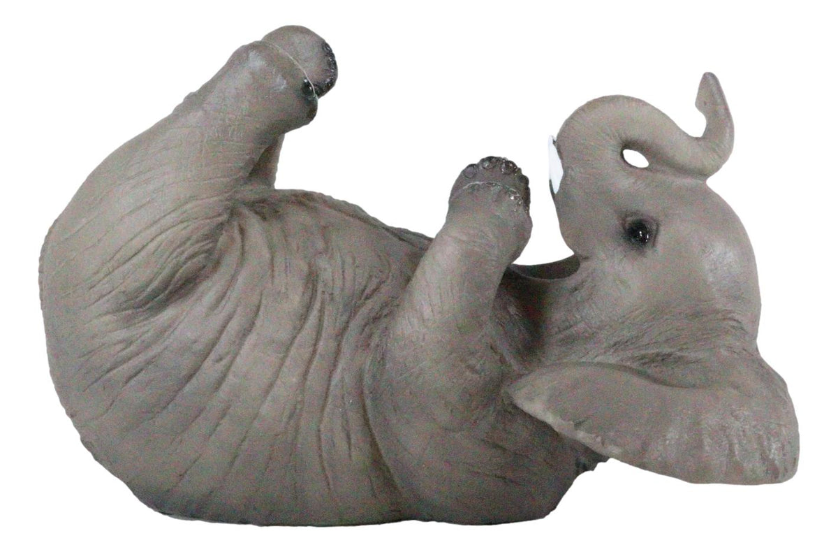 Ebros Kitchen Decor Safari Savannah Elephant Pachyderm Wine Oil Bottle Holder Figurine - Ebros Gift