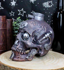 Steampunk Cyborg Steam Cerebrum Cobra Clan Tank Rusted Cranium Skull Figurine