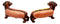 Doxies Hot Dog Sausage Wiener Dachshunds Salt And Pepper Shakers Magnetic Set