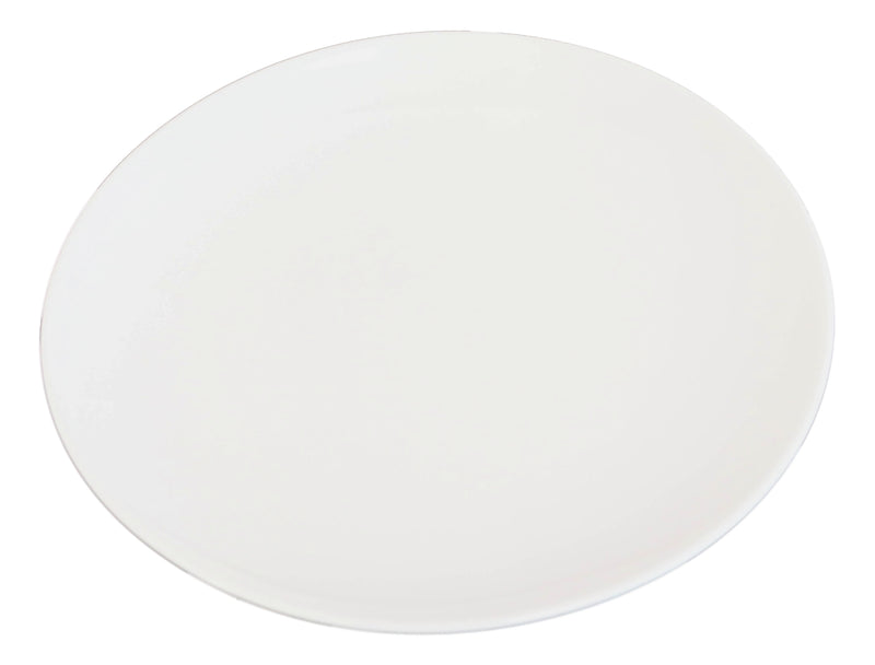 Ebros Pack Of 6 White Porcelain Round Plates (7" Appetizer Dessert Side Plate)