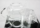 Ebros Glass Tea Pot With Tea Leaves Infuser Medium 5.25" Tall 28 Ounce Capacity