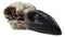 Gothic Reliquary Raven Crow Skull Small Pendant Sacred Talisman Macabre Figurine