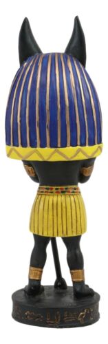 Egyptian Deity God Of Mummification Anubis Jackal Dog Bobblehead Figurine Egypt
