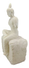 Ebros 24"H Large Armless Goddess of Compassion Kuan Yin Sitting On Mantra Rock Statue