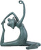 Ebros Large Aluminum Frog in Lizard Pose Yoga Stretch Garden Statue 15" Long