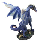 Ebros Clawing Blue Dragon Statue 8"Long Land Of Dragons Fantasy Home Decor