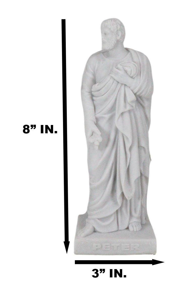 Bertel Thorvaldsen Copenhagen Museum Christ Hall Apostle Saint Peter Statue - Ebros Gift