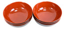 Pack Of 6 Red Black Melamine Ridged Rice Pasta Salad ereal Soup Bowls 54oz 8"D
