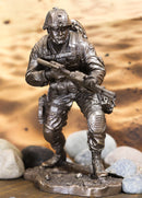 Ebros Military Marine Infantry Soldier with Rifle Taking Ground Statue 9.5"Tall