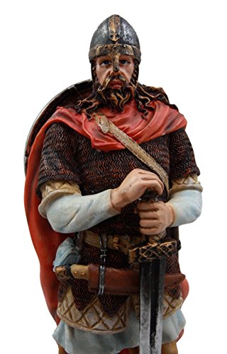 Ebros Gift Nordic Seafarer Viking Longship Berserker Warrior Figurine 8.25" H