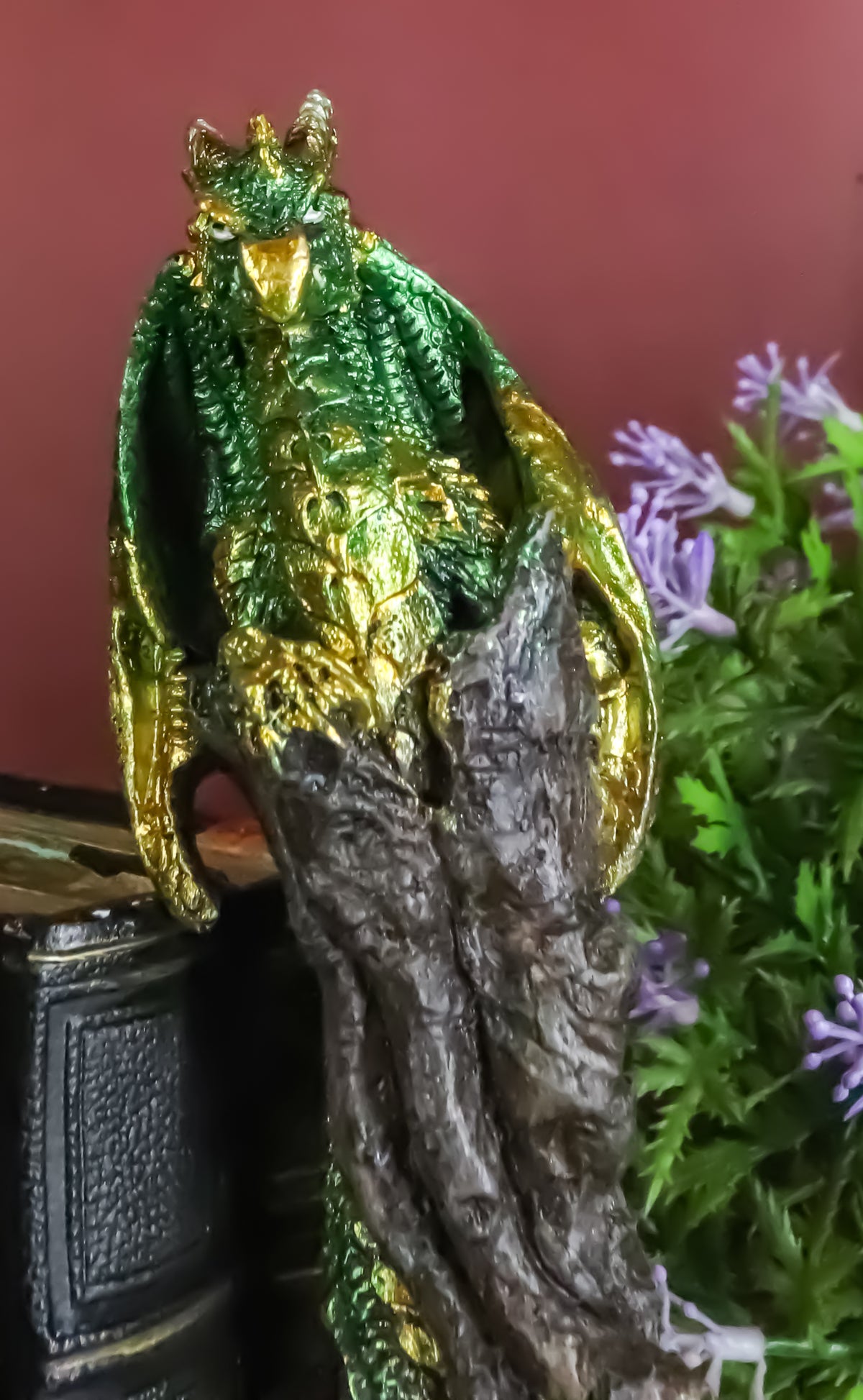 Ebros Aragon Green Dragon Cosplay Wand 9.5" Tall Accessory Fantasy Decor - Ebros Gift