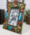 Rustic Western Turquoise Red And Gold Teardrop Gems 6X4 Picture Photo Frame