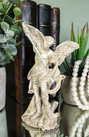 Holy Archangel Saint Michael With Chained Lucifer Statue Holy Eucharist Patron