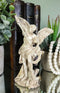 Holy Archangel Saint Michael With Chained Lucifer Statue Holy Eucharist Patron