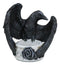 Gothic Edgar Poe Nevermore Raven Ward Black Rose Resin Tea Light Candle Holder