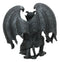 Winged Horned Devil Gargoyle Statue 6.25" Tall Notre Dame Evil Warden Gargoyle