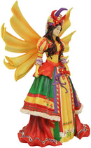 Ebros Teri Rosario Fairy Queen of Masquerade Winter Fairy Statue 11.25" Tall
