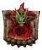 Pentagram Star Green Dragon of Bibliography On Spell Book With LED Fire Breath