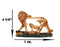 Ebros Rustic Safari African Savannah Pride Lion King Scene Figurine 7"Long