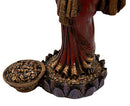 Ebros Goddess Lakshmi Statue Hindu Deity of Prosperity Wealth Wisdom Fortune Figurine