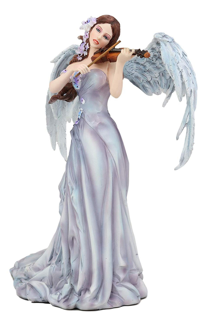 Ebros Large Inspirational Decor Angelic Lullaby Heavenly Angel Playing Violin Statue