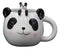 Ebros Whimsical China Giant Panda Ceramic Coffee Mug Cup With Spoon Set 16oz