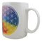 Pack Of 2 Flower Of Life Sacred Cosmic Geometry Bone China Coffee Mug Cups 12oz