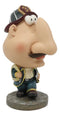 Fireman Fire Fighter 911 Novelty Whimsical Eyeglass Spectacle Holder Statue